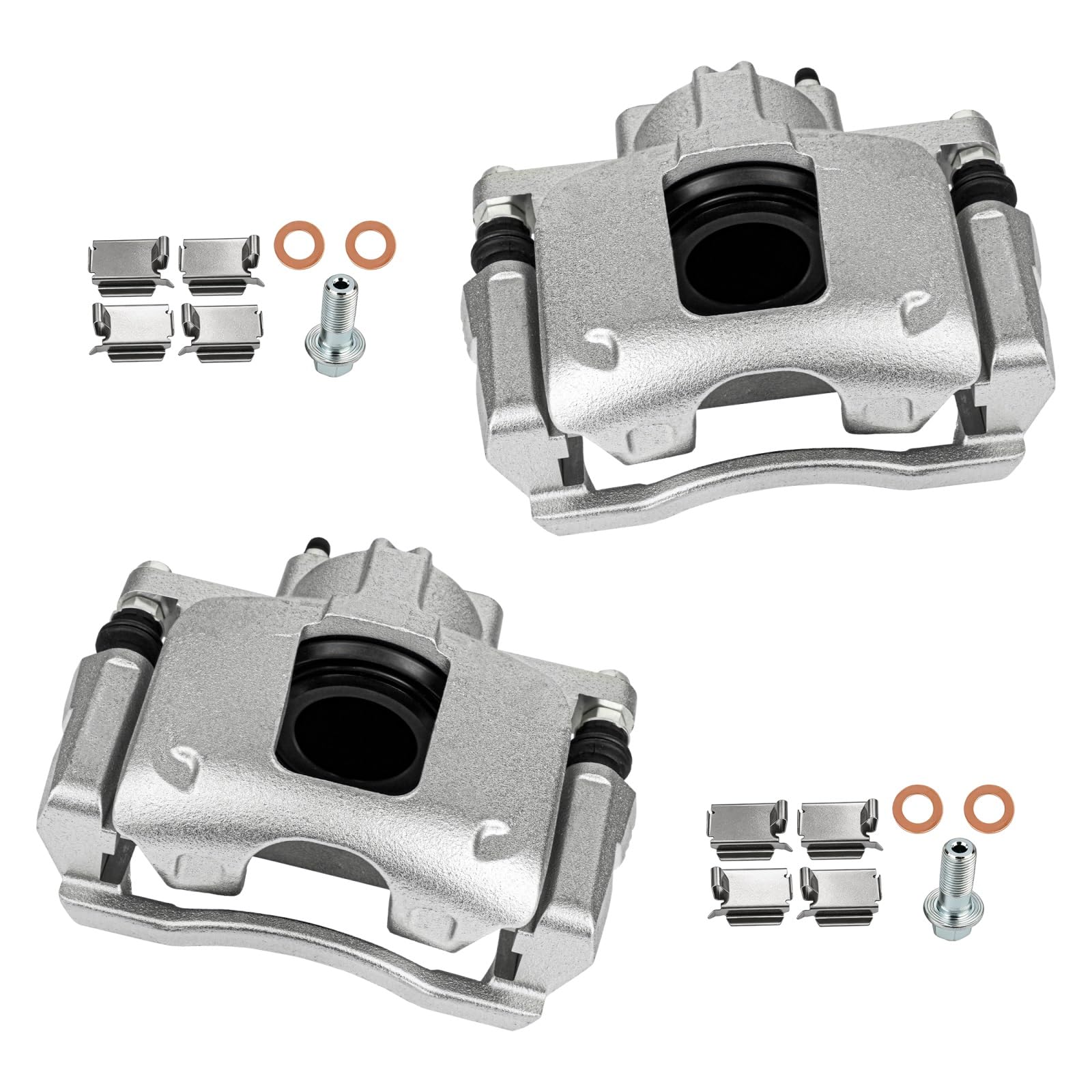 cciyu 18B5044 18B5045 Front Left &amp; Right Brake Calipers Assembly w/Bracket For Chrysler 2008-2012,For Dodge 2007-2012,For Jeep 2007-2012,For Ram 2012,For Volkswagen 2009-2012