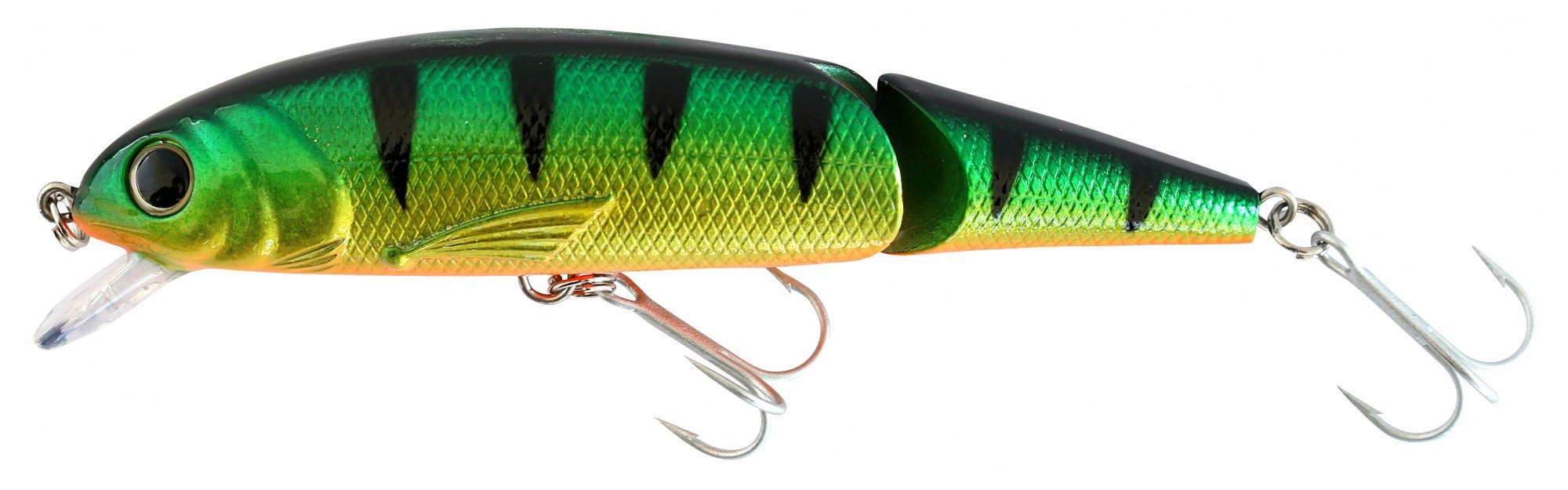 Abu Garcia Tormentor Jointed Floating Lure, Ideal for Freshwater Predators like Trout, Pike, Bass, Zander, and Salmon, Lifelike Action & Vibrant Colours, Perch 13 cm