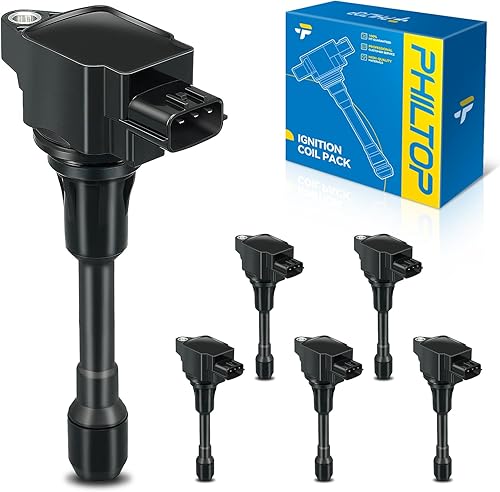 PHILTOP Paquete de bobinas de encendido, UF617 de repuesto para EX37, FX37, FX50, G37, M37, M56, Q40, Q50, Q60, Q70L, QX50, QX70, 370Z, IGC197 de PHILTOP Paquete de bobinas de encendido, UF617 de repuesto para EX37, FX37, FX50, G37, M37, M56, Q40, Q50, Q60, Q70L, QX50, QX70, 370Z, IGC197 de
