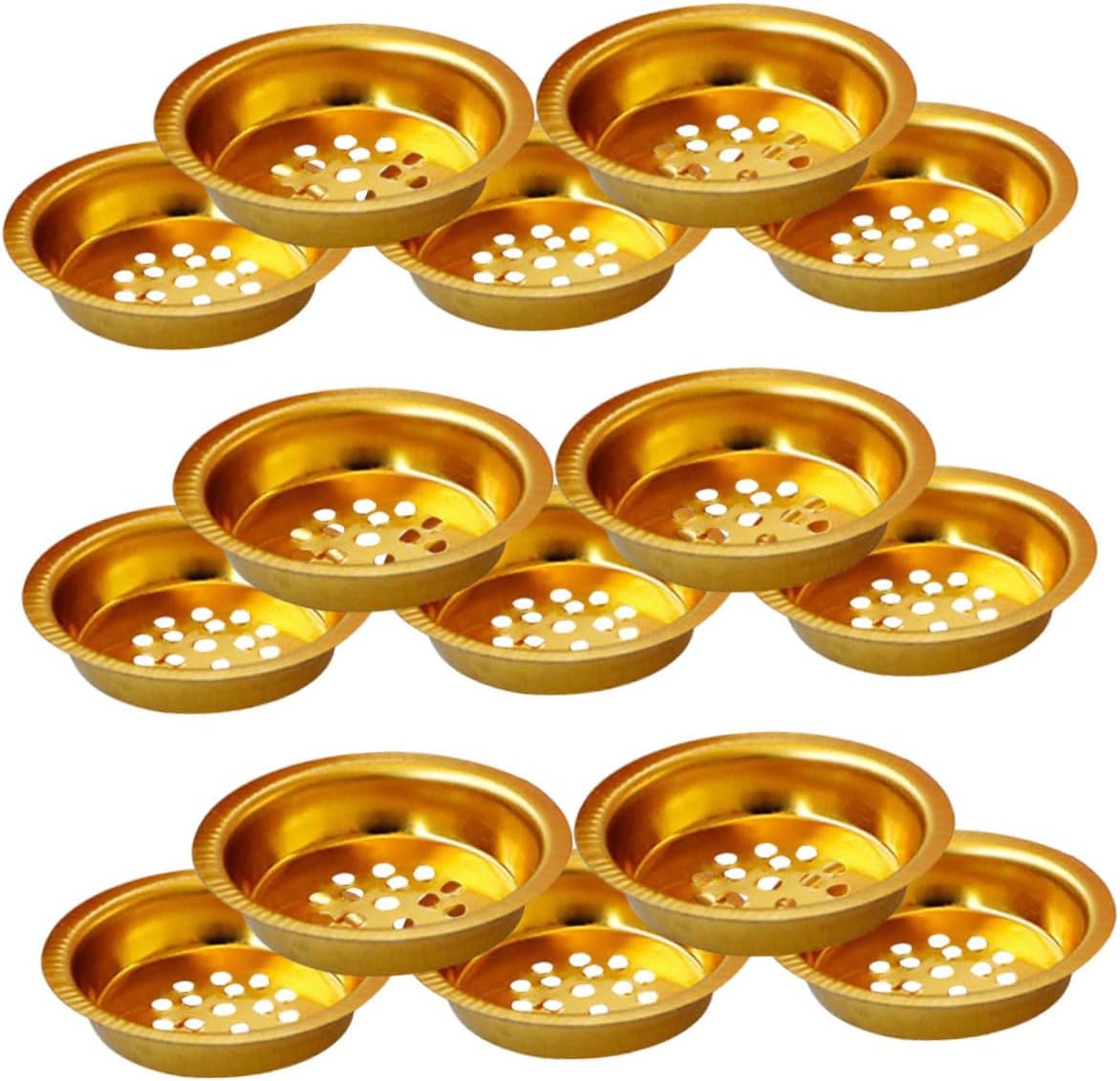 15pcs Hollow Iron Incense Burner Screen Tray Set Arabic Style Charcoal Holder for Parties Celebrations and Home Decor Compatible Incense Burners