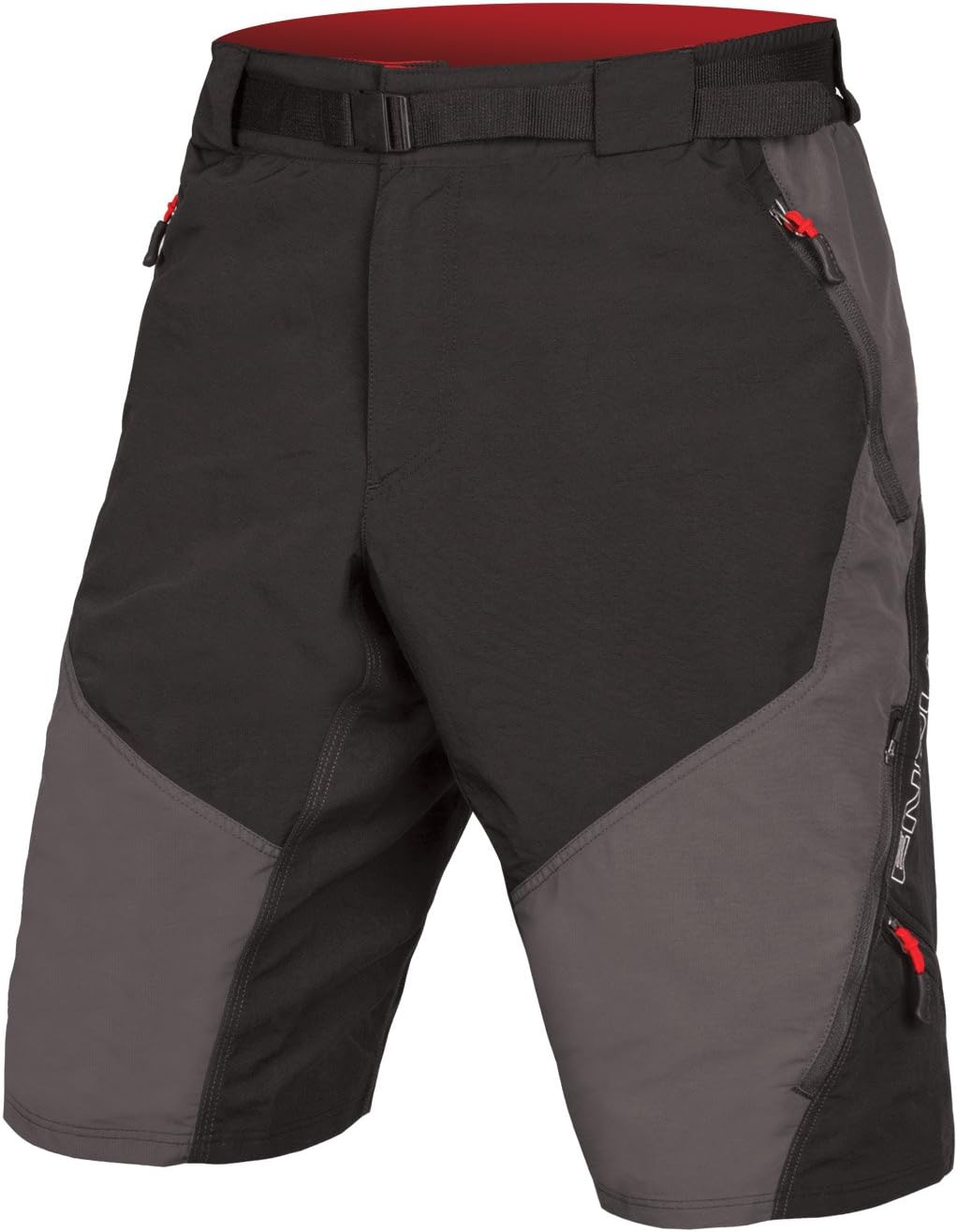 EnduraMens Hummvee Mountain Bike Baggy Cycling Short with Liner Grey 2022, Medium