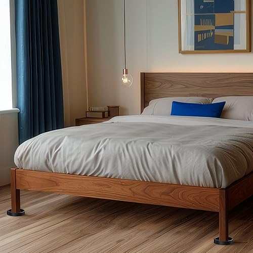 Miniatura 3 de Posavasos para muebles, 4 vasos de muebles de 2.5 pulgadas para suelos de madera dura, almohadillas de goma antideslizantes para muebles, tapones de