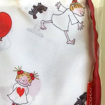 Amazon.co.jp: ココちゃん coco エコバッグ 白地 : おもちゃ