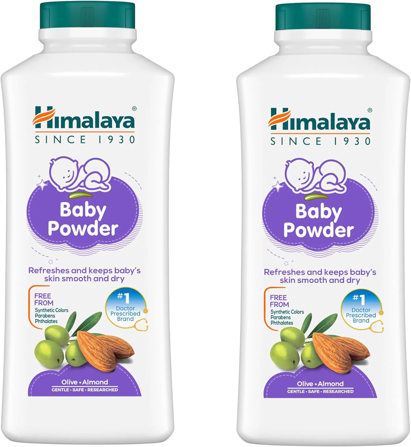 2 pack X Himalaya baby powder 200g