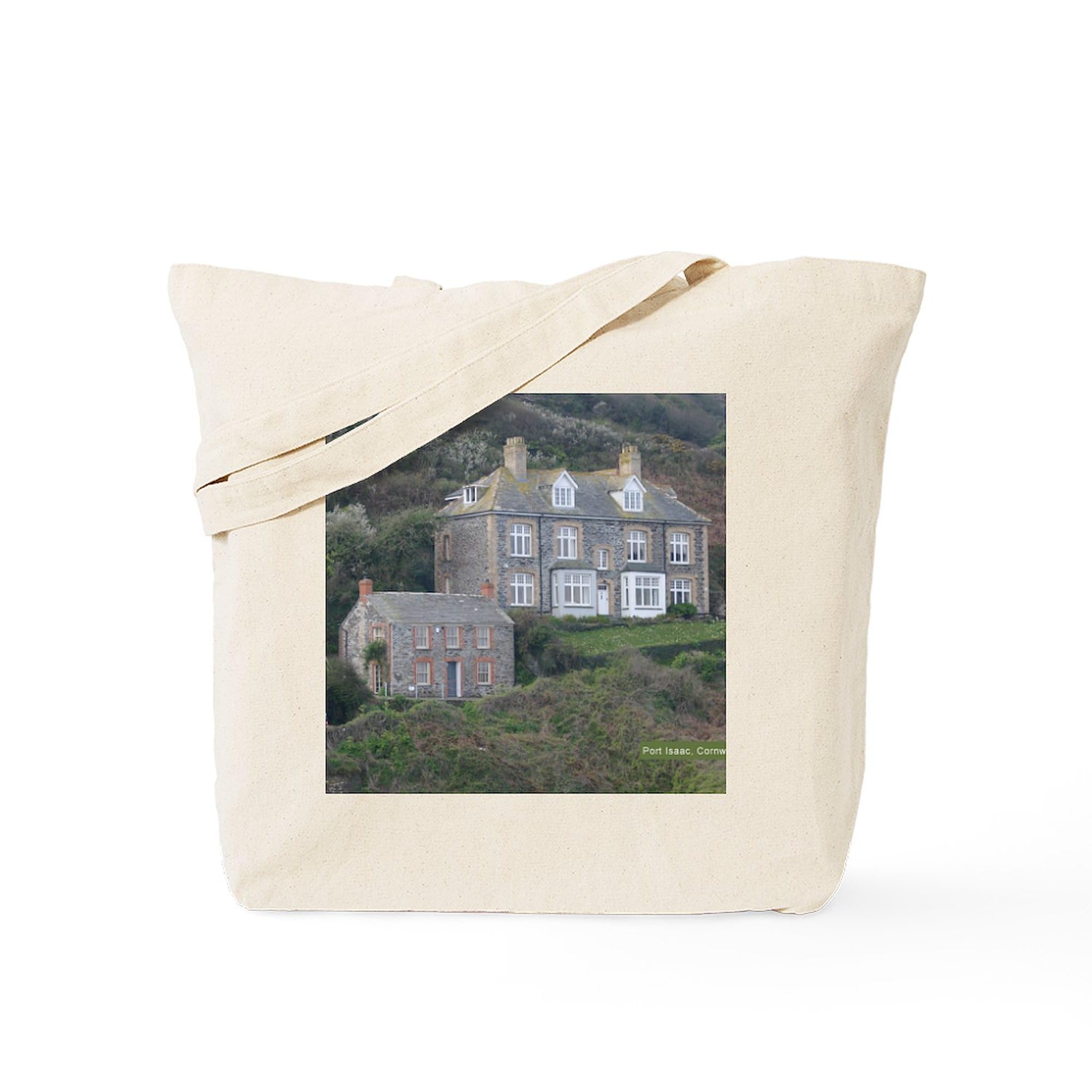 CafePress Port Isaac 1 Tote Bag Reusable Natural Beige Canvas Shopping Bag
