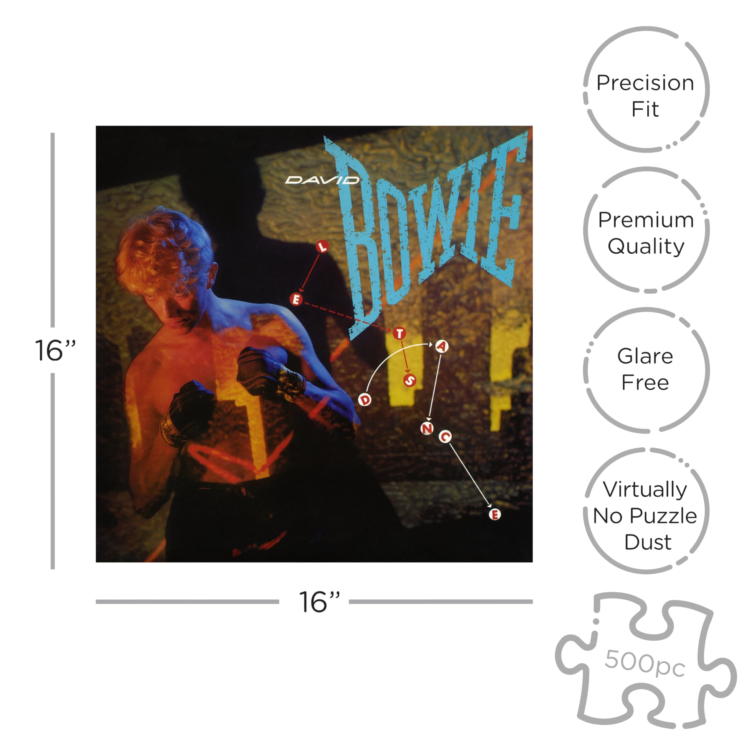 Amazon.com: Rock Saws David Bowie Aladdin Sane 500 Piece Jigsaw