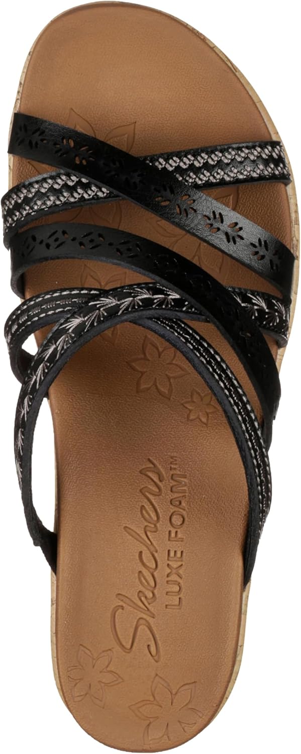 Skechers Women's Beverlee Tiger Posse Wedge Sandals - Image 3