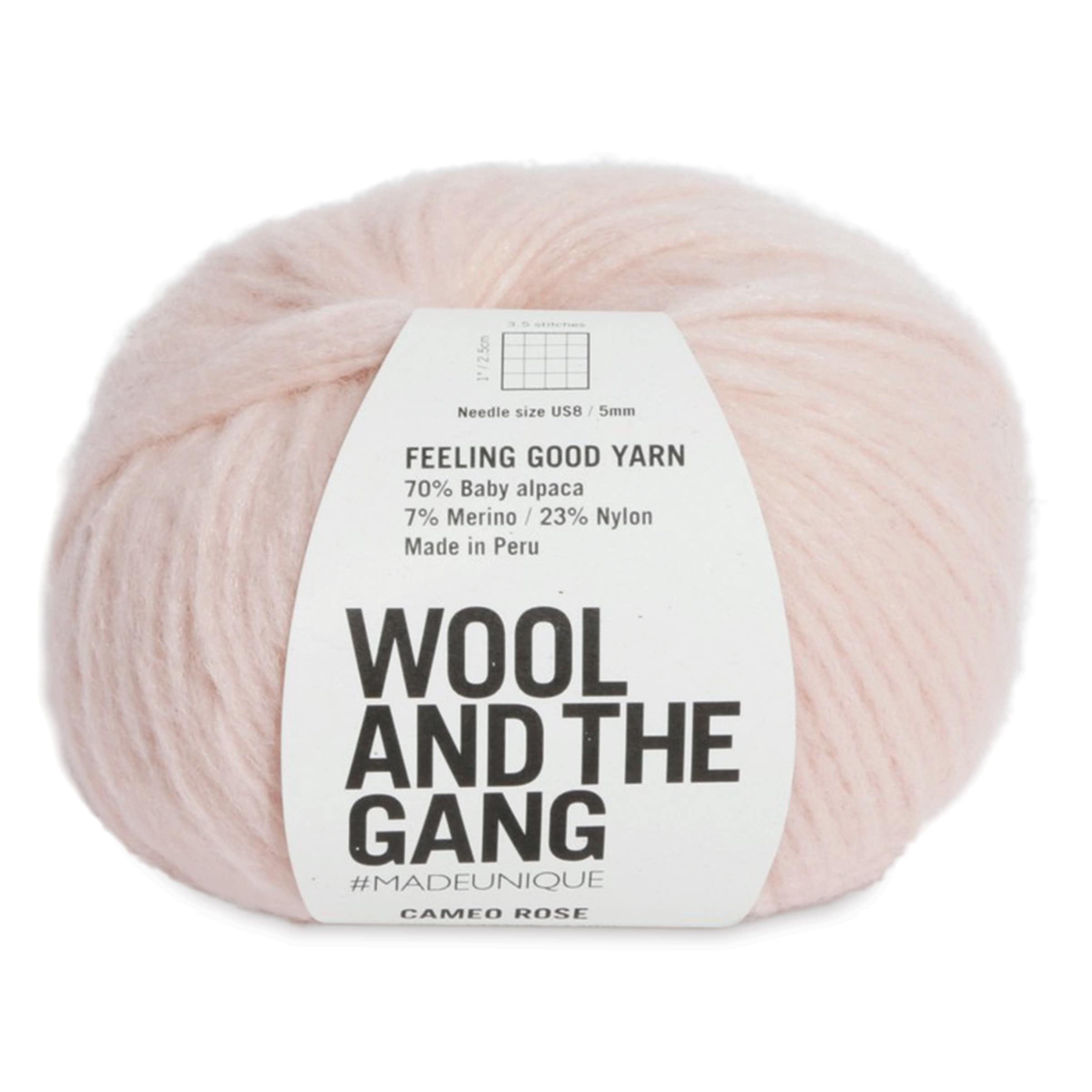 Wool and the Gang Feeling Good Yarn 14 Cameo Rose