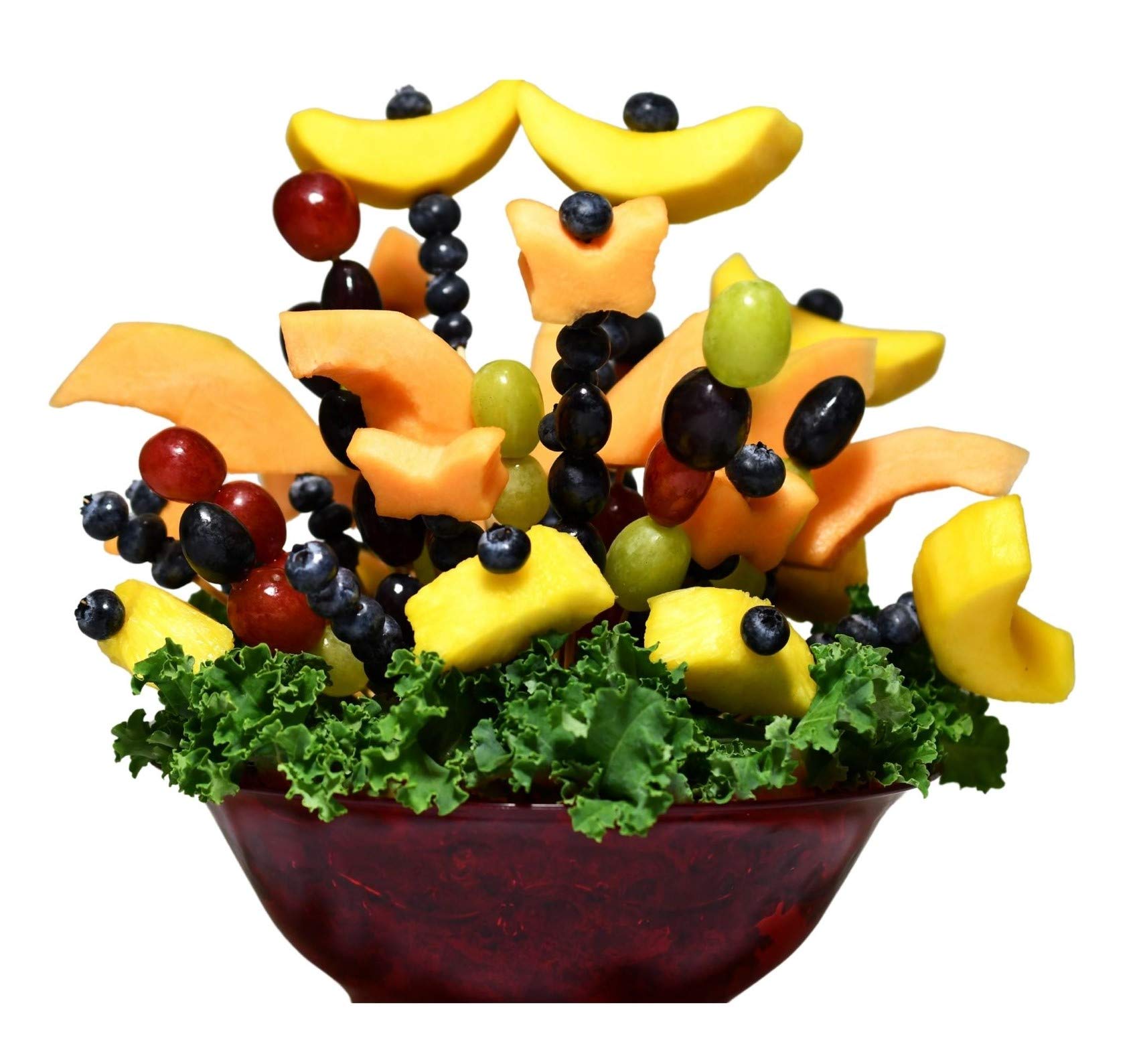 Sway-Oh Bambusspieße – 100 Stück, 22,9 Cm Lang, Ø 2 Mm, Natur, Für Fingerfood, Obst, Käse, Fleisch, Desserts