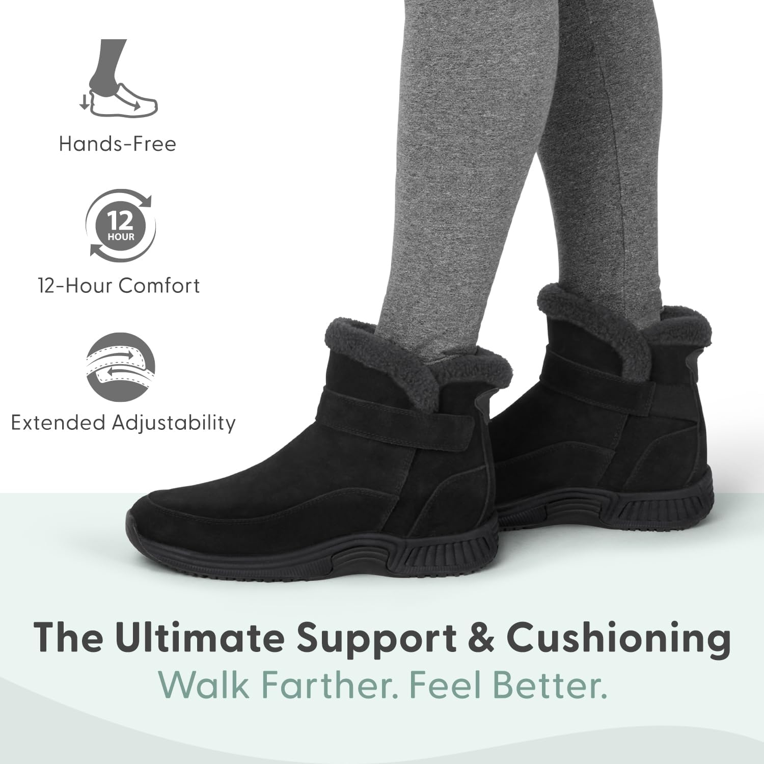 Orthofeet Women's Orthopedic Bliss Boots for Foot Pain Relief - Image 3