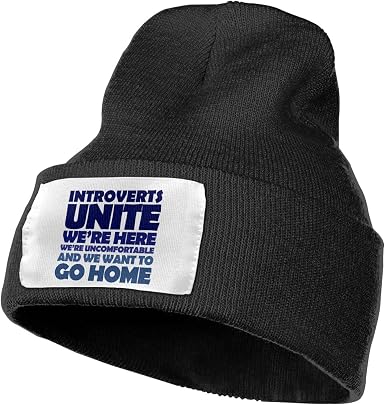 Slogan Knit Beanie Hats 