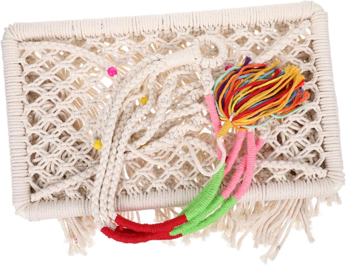 Hanging Cat Bed Rope Swing Hammock Decorative Indoor Kitten Nest Skin Friendly Warm Material Small Pet House Suitable for Cats Hamsters Chinchillas Easy to Clean and Wash