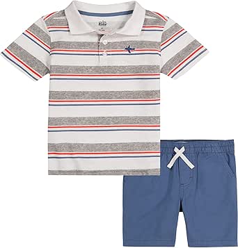 Kids Headquarters Boys 2 Pieces Polo Short Set main image 1