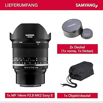 最終値下げSAMYANG MF 14mm F2.8 MK2 SONY Eマウント 14mm F2.8 MK2 Full Frame Ultra Wide Angle – Samyang US