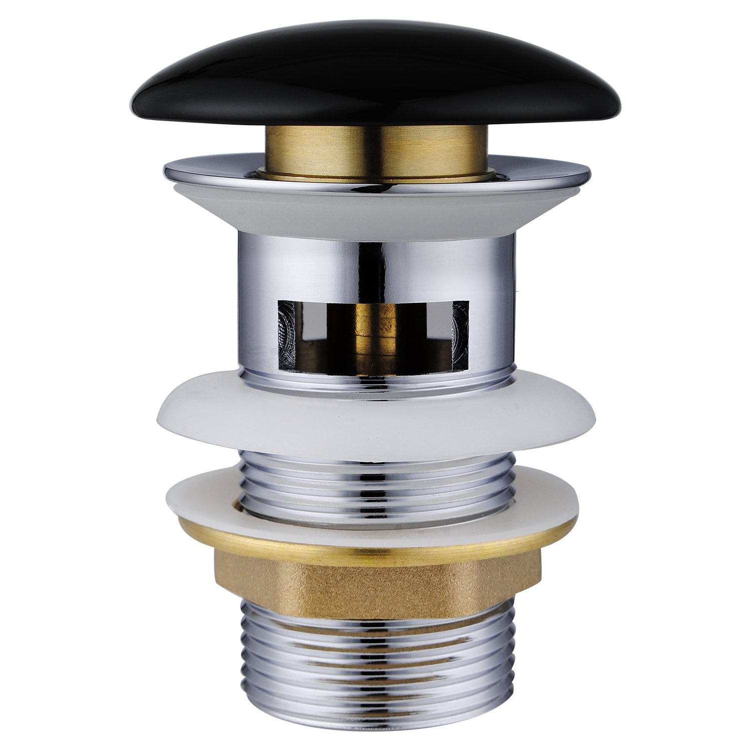 Buy UUhome Black Universal Drain Set Popup Valve Basin Drain Valve