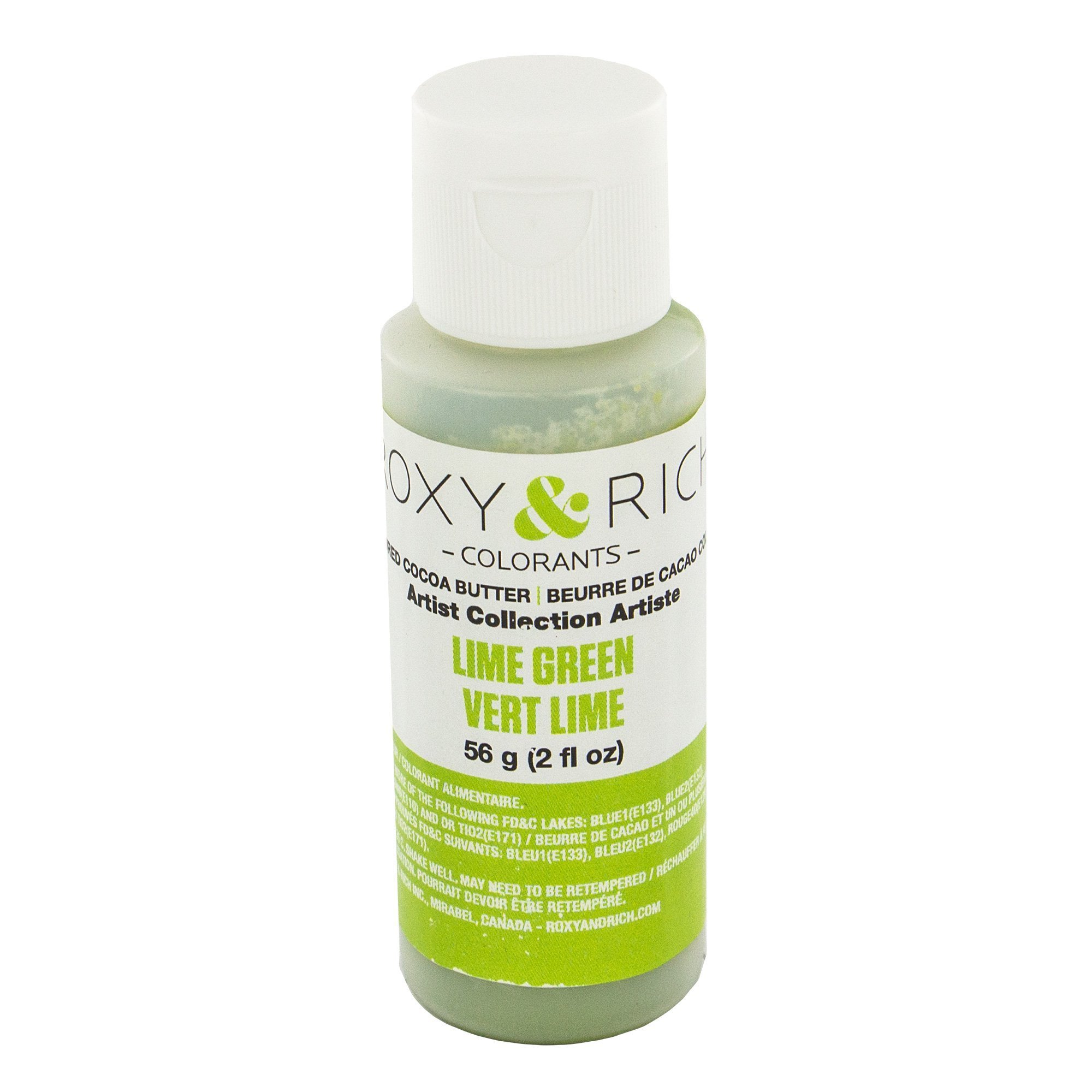 Cocoa Butter, Lime Green 2 Ounces by Roxy & Rich