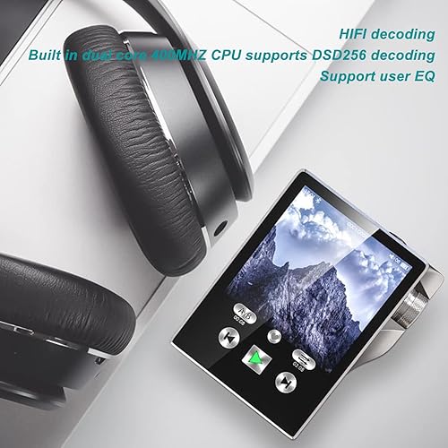 Miniatura 3 de Reproductor de MP3, pantalla táctil de 2.4 pulgadas, reproductor de música portátil DSD, reproductor de música de alta resolución 32G con salida de