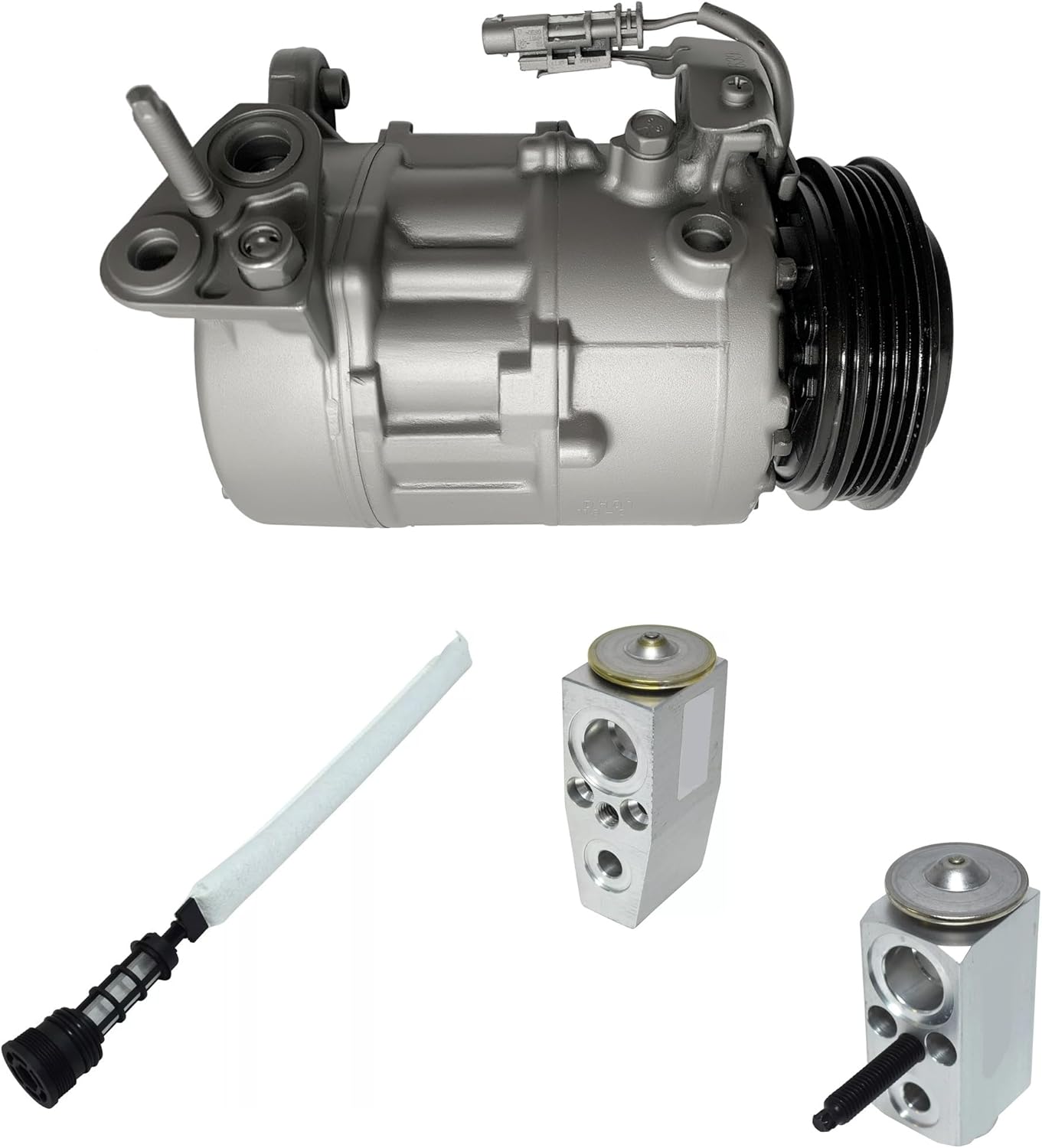 RYC Automotive Air Conditioning Compressor and Clutch Kit KT ED00 (Fits Cadillac Escalade 6.2L 2015-2016; Fits Chevrolet Tahoe 5.3L 2016; Fits GMC Yukon 5.3L 2016)