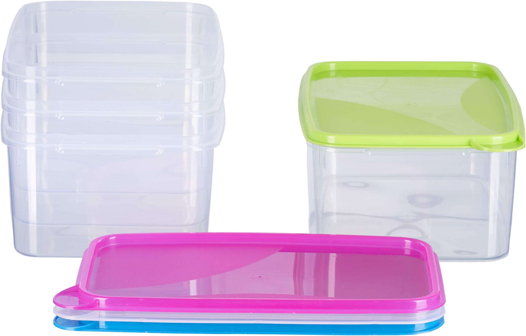 Kigima Mini-Gefrierdosen 12x0,31L - Bunte Vorratsdosen Für Mealprep & Aufbewahrung