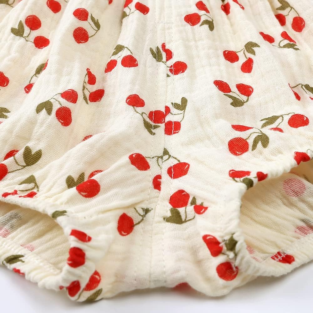 MYGBCPJS Baby Girls Boys 3 Pack Cotton Linen Blend Cute Bloomer Shorts Loose Harem Shorts - Image 6