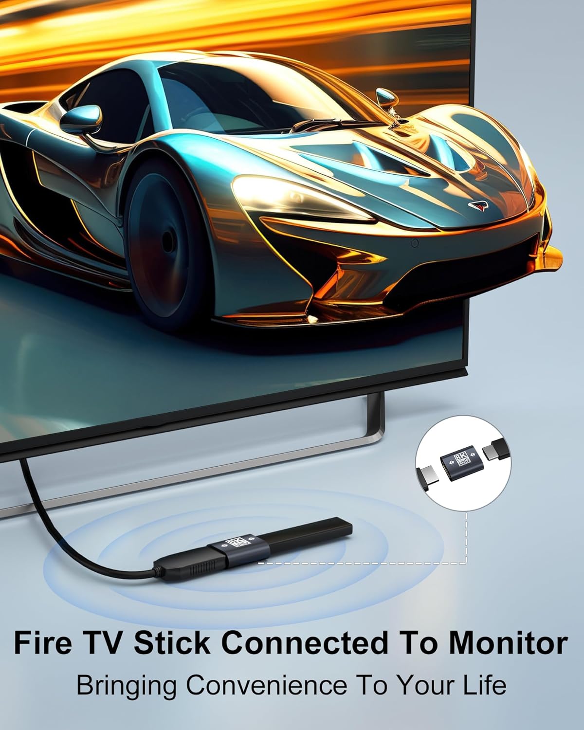 HDMI Coupler 8K, 2Pack HDMI 2.1 Female to Female Adapter, 8K@60Hz / 4K@120Hz HDR HDMI Extender Connector for HDTV, Roku Stick, Computer, PC, Monitor, Laptop, Projector, DVD Player, PS 5/4/3