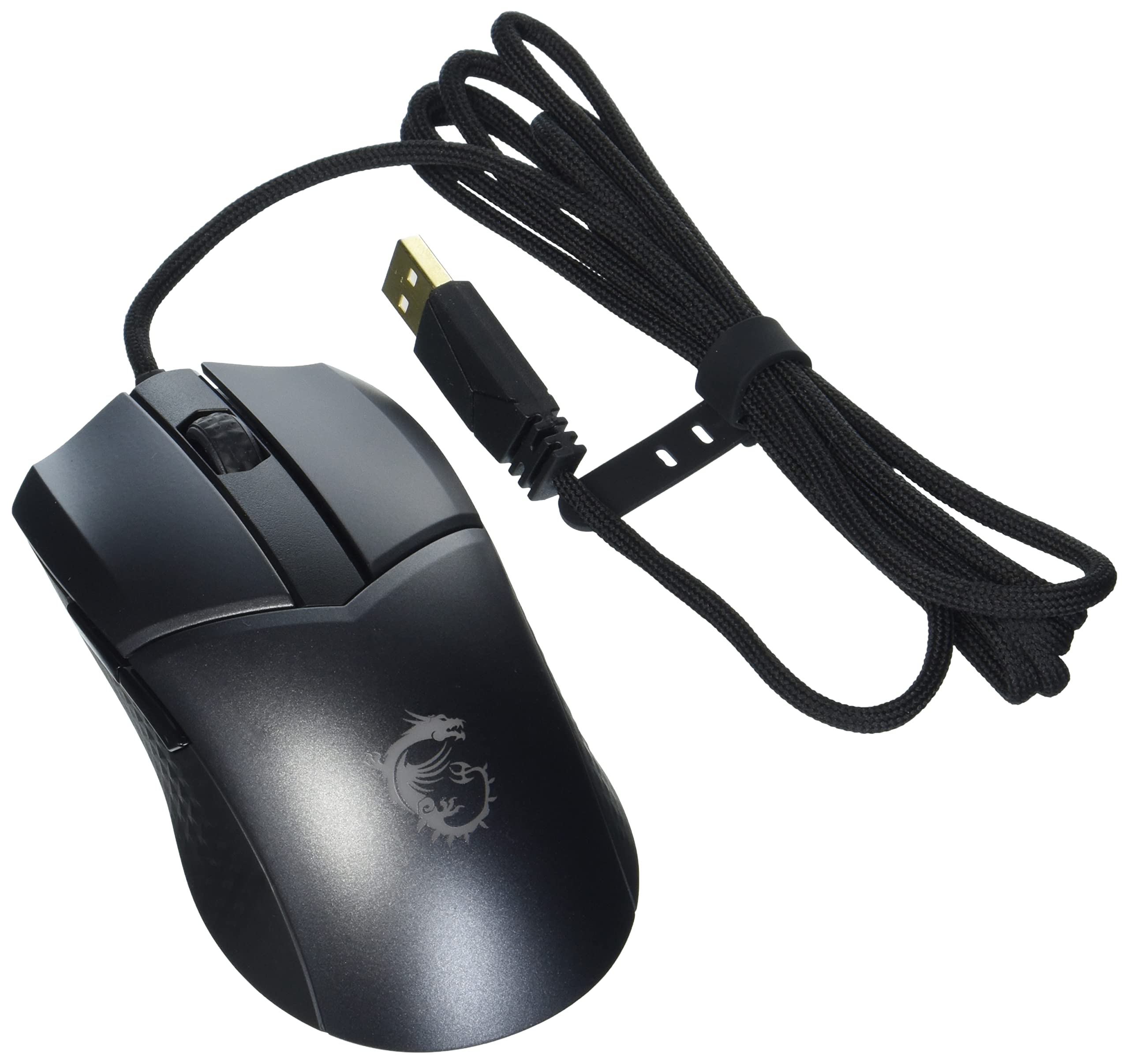 MSICLUTCHGM41 Lightweight V2 Gaming USB RGB Adjustable up to 16000 DPI Desktop Laptop Gaming Mouse (Clutch GM41 Light Weight V2),Black