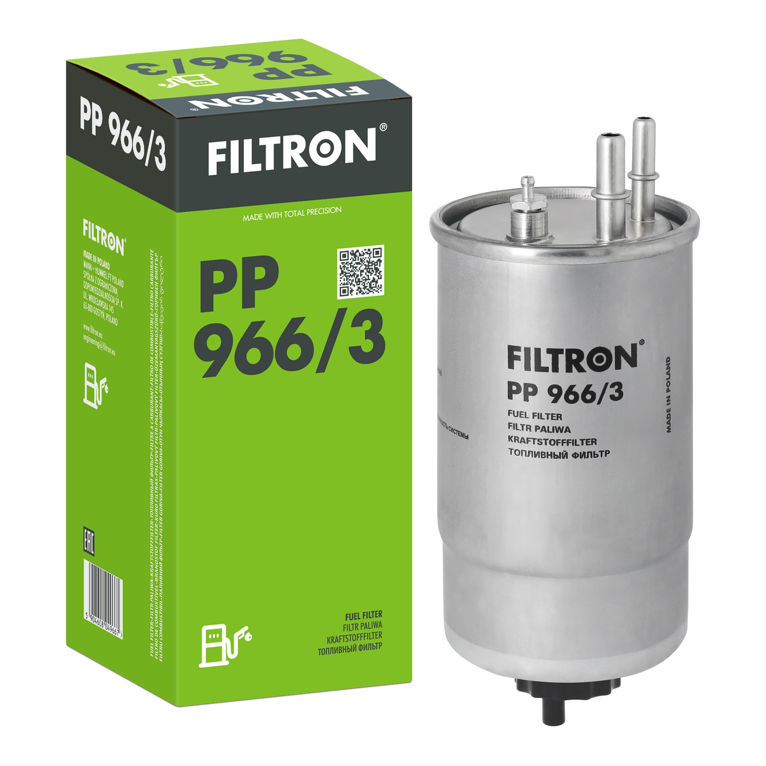 FILTRON PP 966/3 Fuel Filter for Cars and Transporters