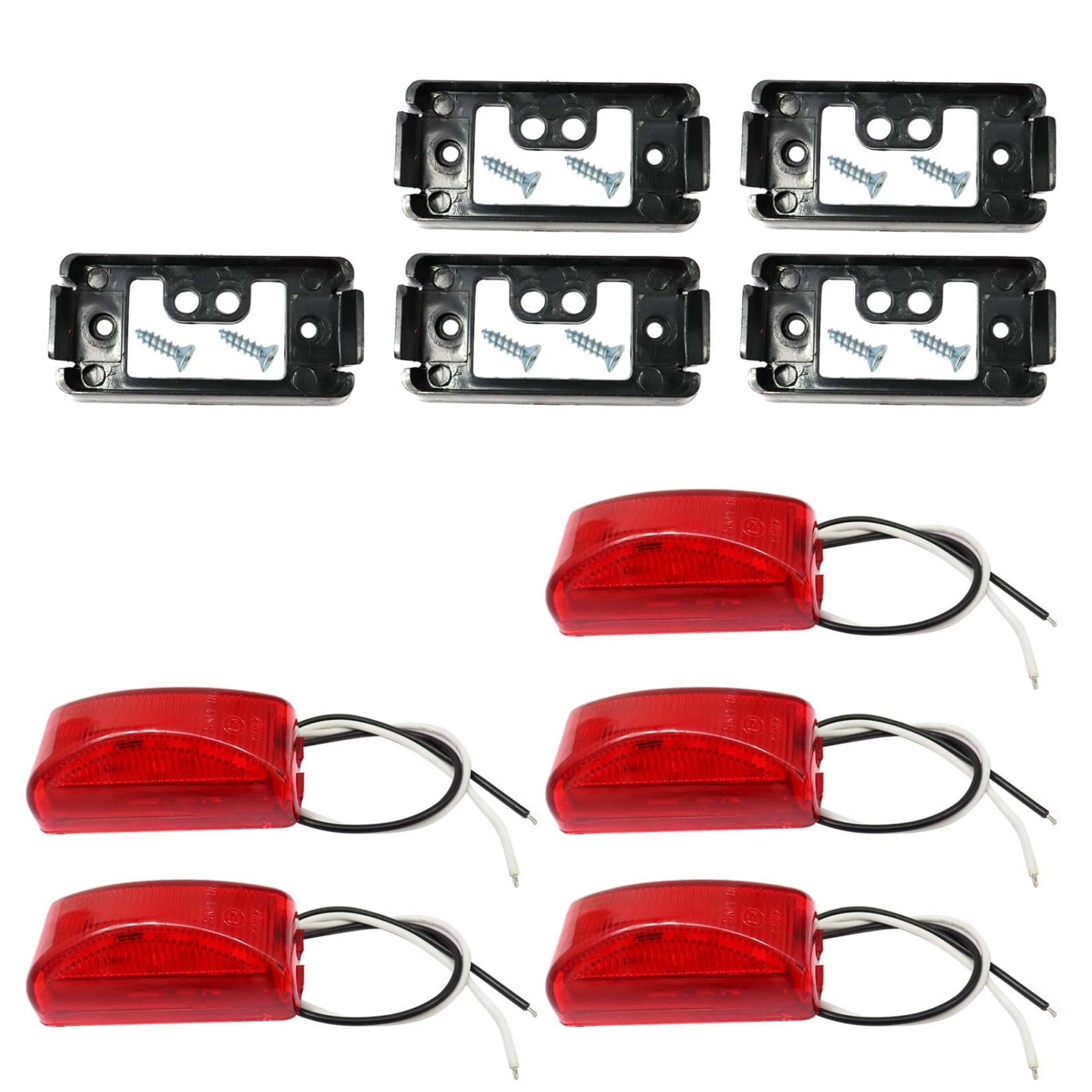 Juego De 5 Luces Traseras Para Chevy Chevrolet GMC 3500 C30 (1988-2000)