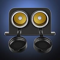 Vista 26 de Nilight Panel de enchufe de cargador de encendido y apagado 4 en 1, cargador USB dual, toma de corriente, voltímetro LED, encendedor de cigarrillos