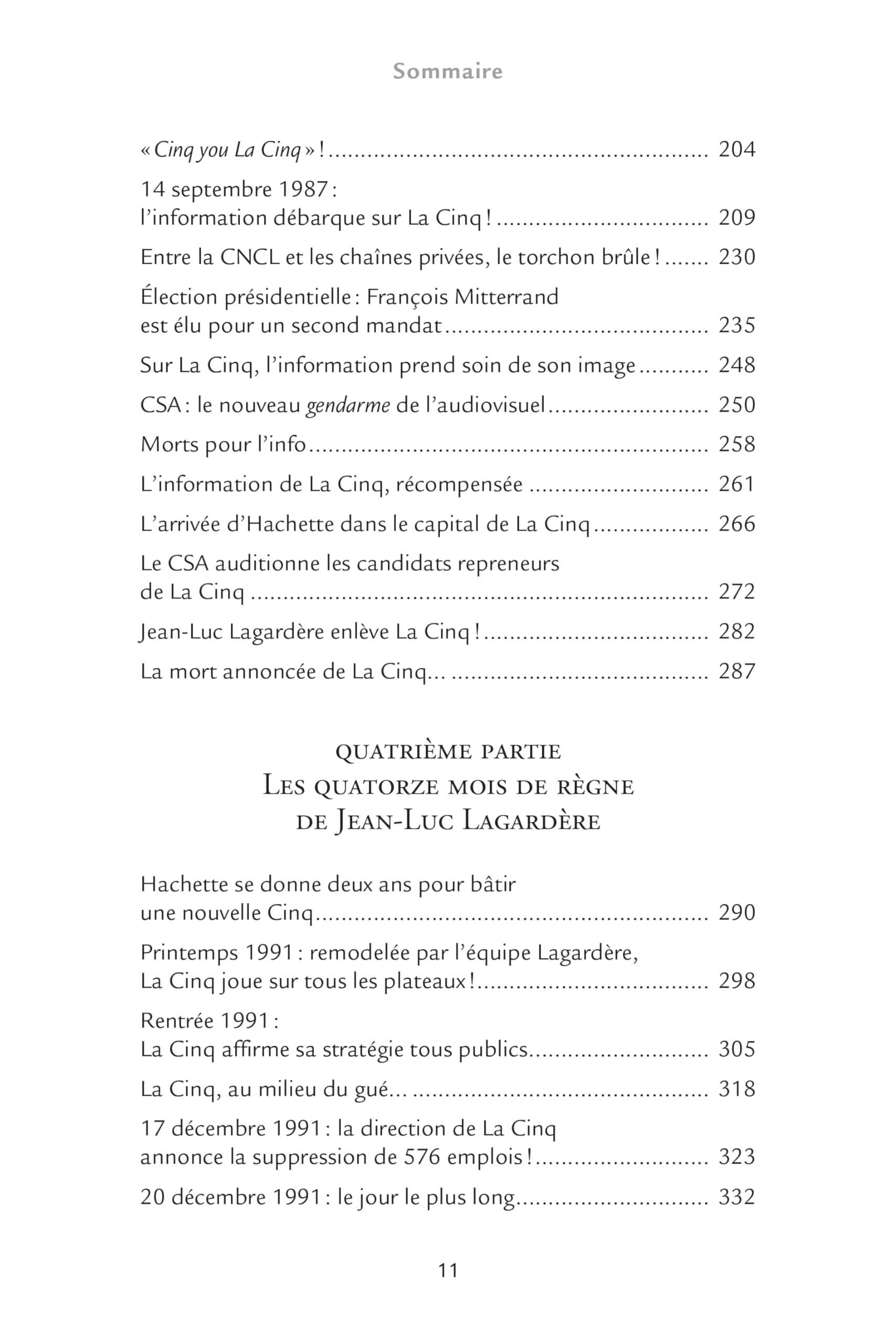 La Cinq, L'histoire secrète