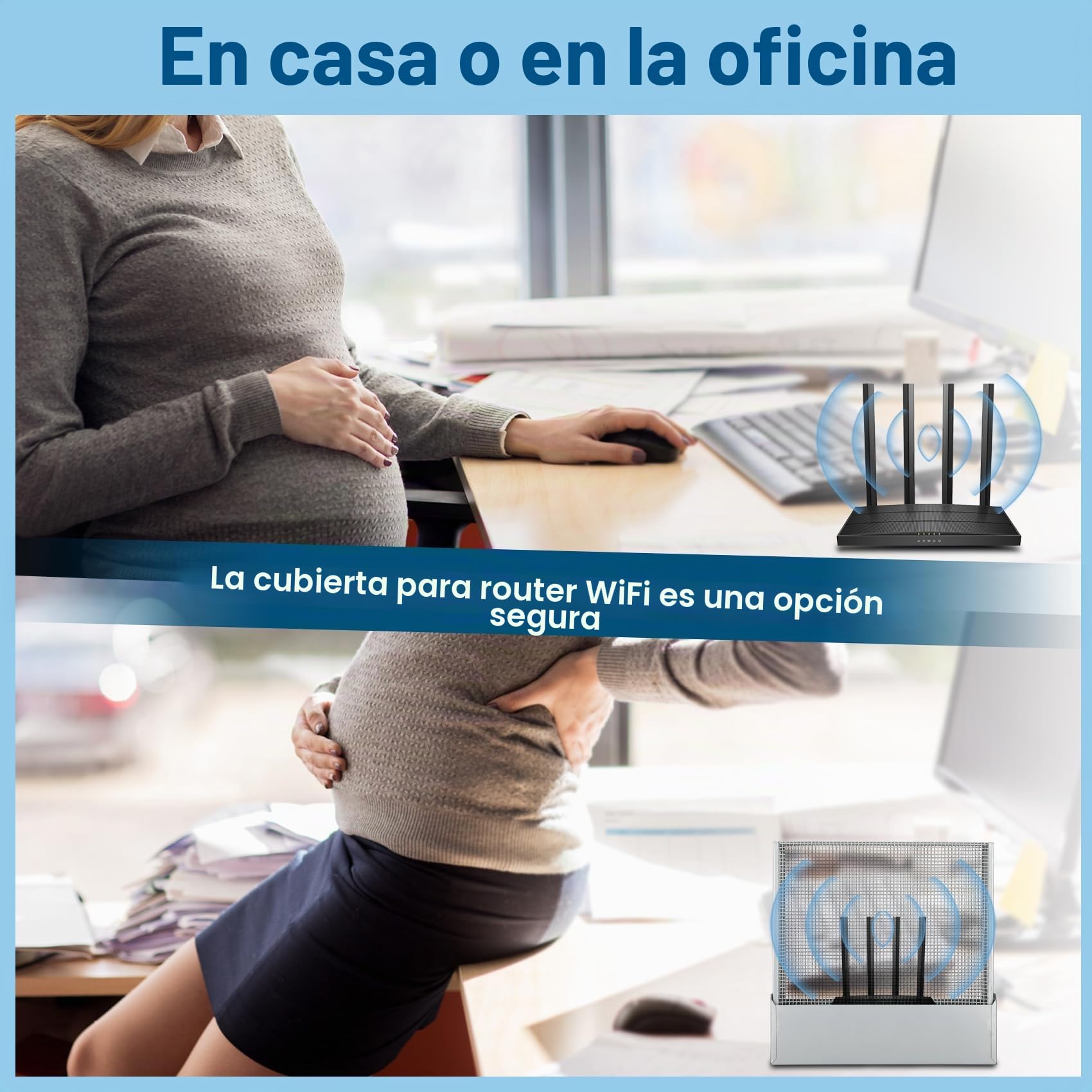 WiFi Guard EMF Faraday Cage para Router
