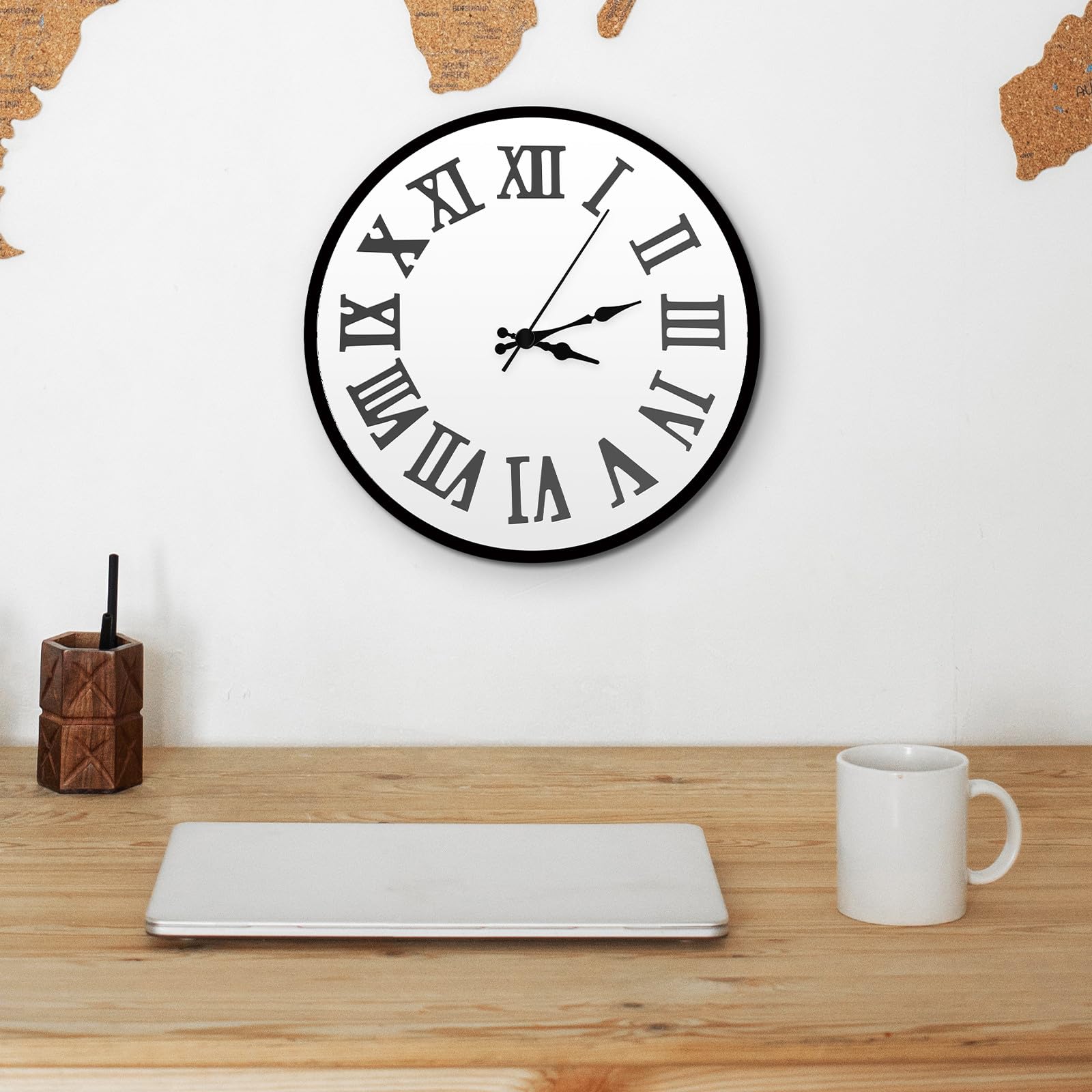 Toddmomy 2 Sets Moules à Horloge en Silicone Kit de Moulage Résine pour Création d'Horloges Murales Décoration