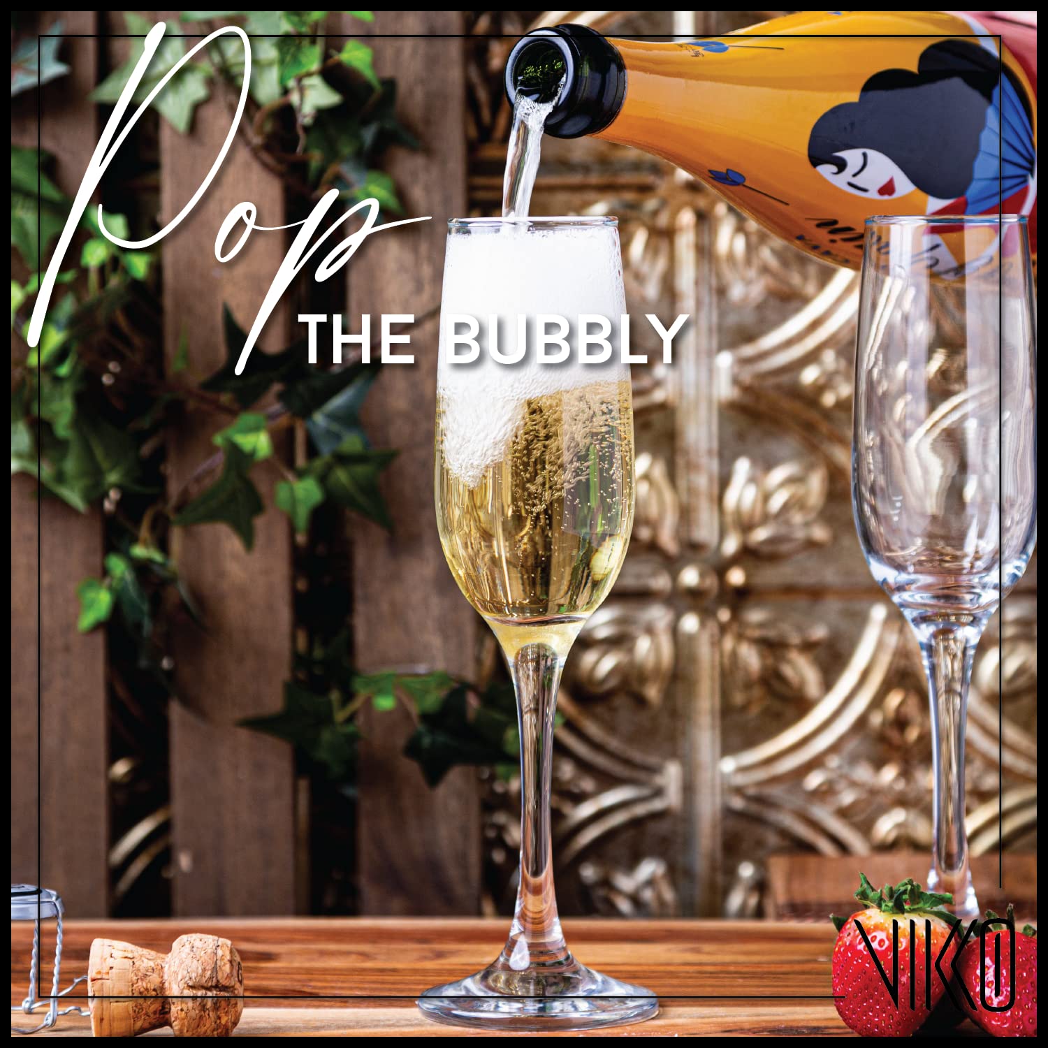 Vikko Champagne Flutes - Set of 6 -3