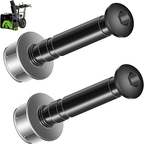 Pasador de cizalla para soplador de nieve compatible con EGO Power+ ASP2400D soplador de nieve de 2 etapas (2)