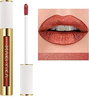 MAKI YIKA Lápiz labial rojo para mujeres, láp...