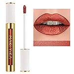 MAKI YIKA Red Lipstick for Women Metallic Lipsticks Glitter Long Lasting Lipstick No Smudge No Transfer Liquid Lip Gloss (BR08 Bad Romantic)