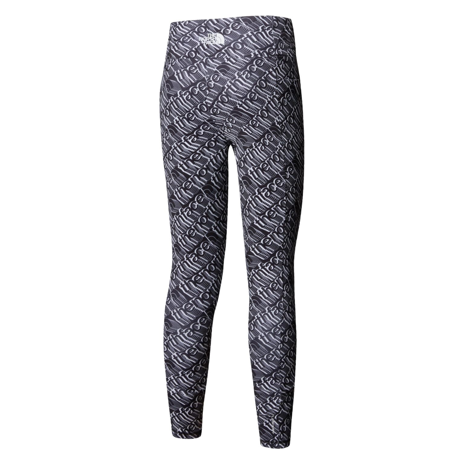 THE NORTH FACE NF0A8BQNJK3 W Flex 8IN Tight C/O Graphic (New FIT) Leggings Mujer TNF Black Tamaño XL