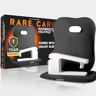 Electric Hot Water Bag For Pain Relief With Velvet Sleeve Heating Pad | 1 Year Warranty | Electric Heating Pad with 6 Layer Cover | Fast Gel Hot Bag (Graphite Grey) - Amazon product rated Grade B