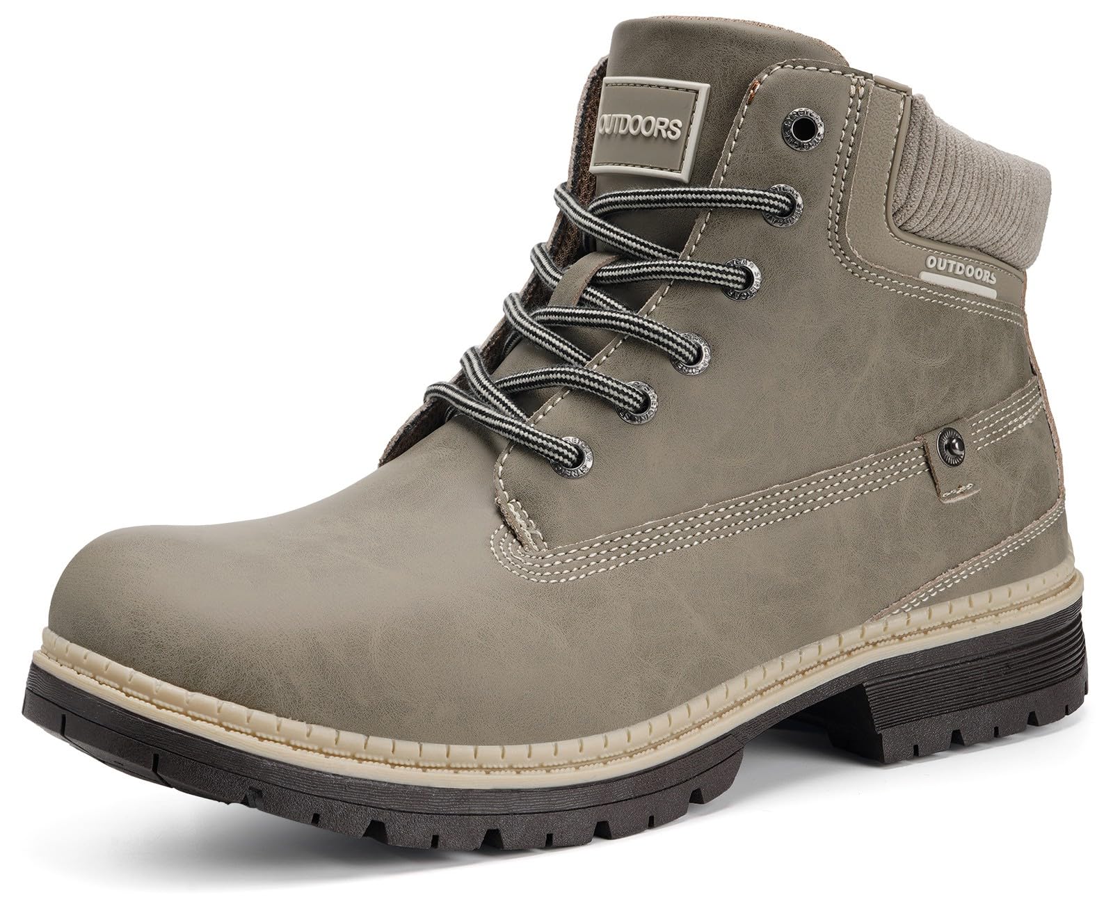 Stivali Uomo Donna Inverno Scarpe da Neve Caldi Snow Boots Impermeabili Stivaletti Pelliccia Stringate Outdoor