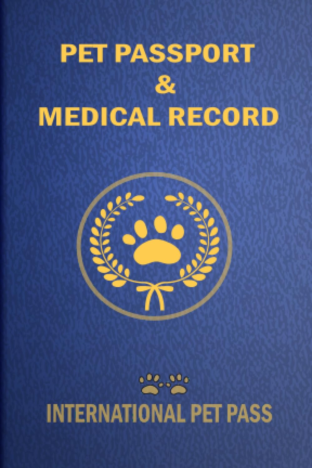 International Pet Passport Pet Travel Passport & Medical Record for