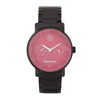 Fastrack Go Skate Analog Pink Dial Womens Watch-6198NM02