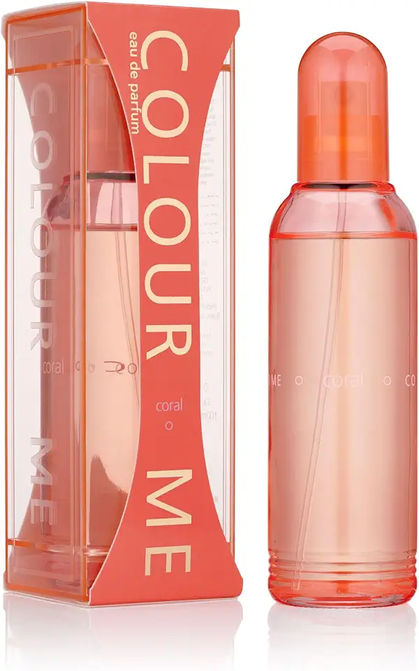 COLOUR ME Coral Perfume for Women. 100ml Eau de Parfum. Long-Lasting Luxury Fragrance for Women - Ladies Perfume by Milton-Lloyd