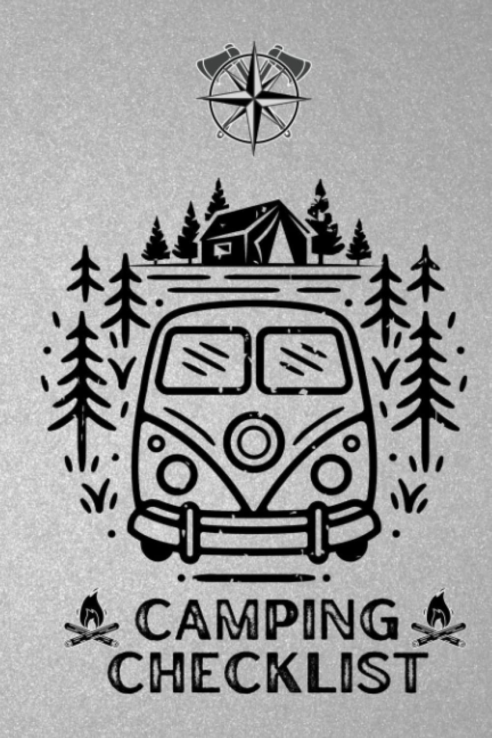 Family Camping Checklist: RV Essentials List | Camping Packing, distressed grey cover, pack this!