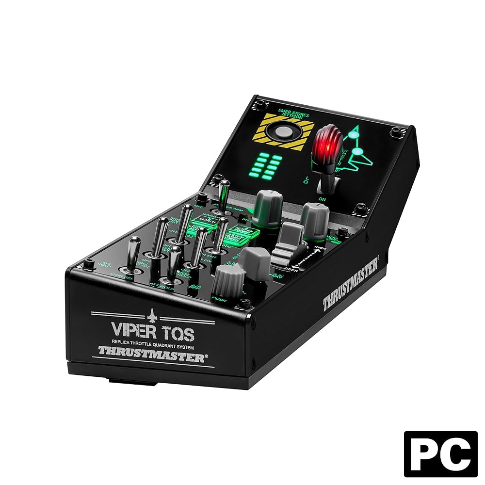 THRUSTMASTER VIPER TOS コントローラー Thrustmaster Viper TQS Mission Pack: Metal Throttle Quadrant