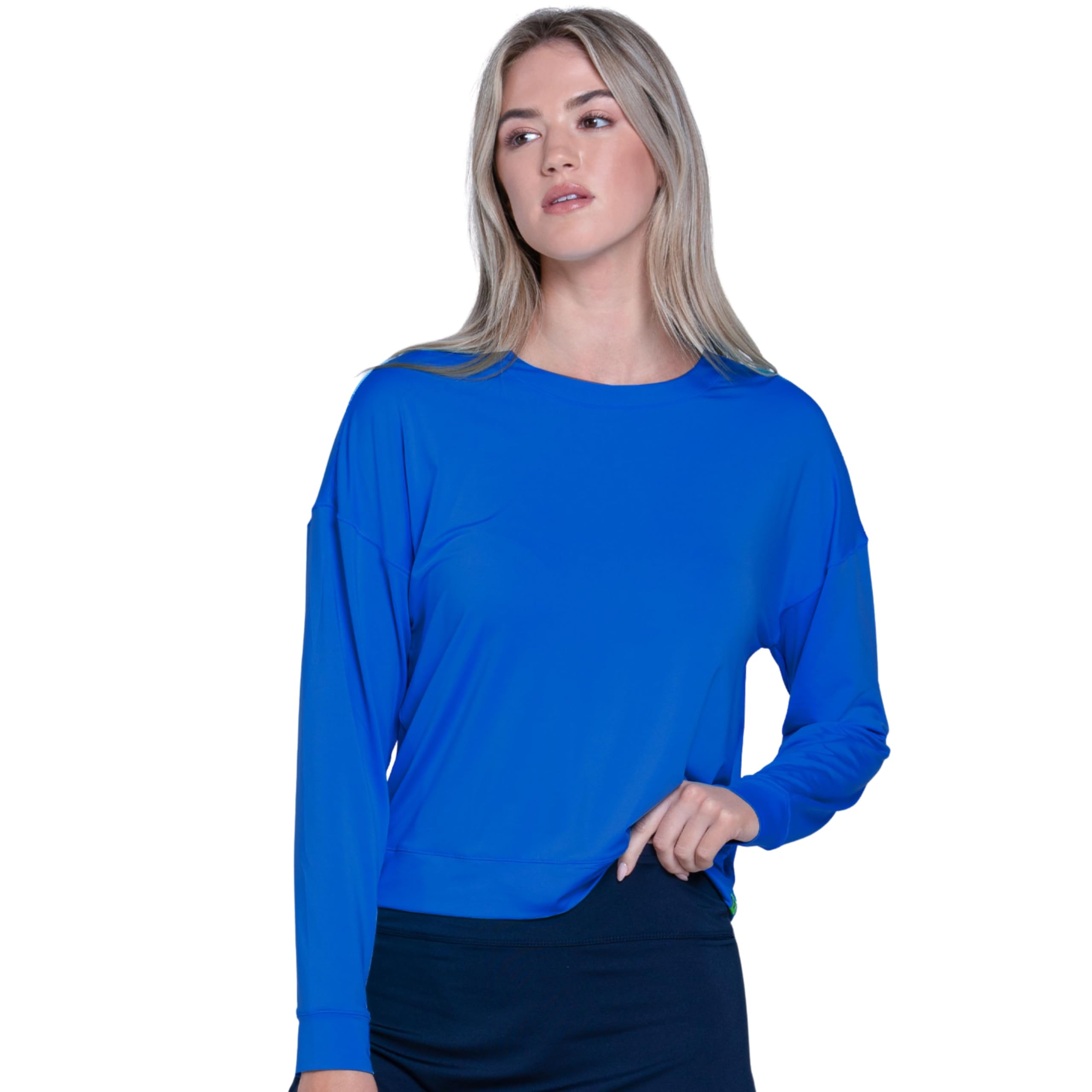 Lucky in Love Hype Long Sleeve Tennis Shirt.