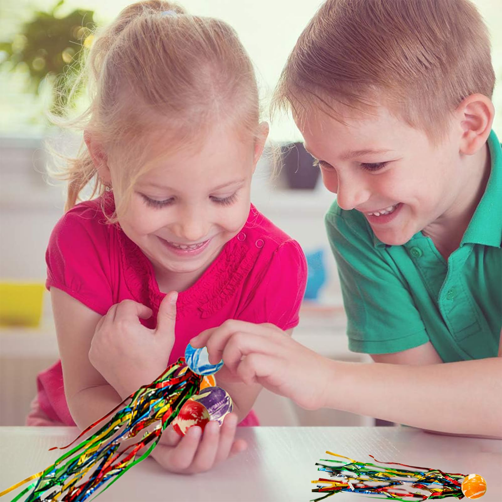 Palline Rimbalzanti Colorate - 20 Pezzi Da 45 Mm, Gomma, Per Feste E Giochi - Foto 12