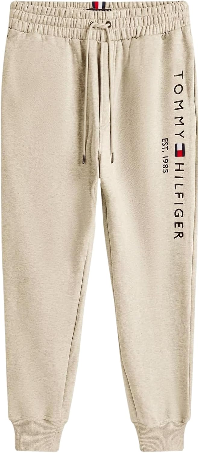 TOMMY HILFIGER Men's Logo Jogger Pant with Pockets, Medium, P Navy