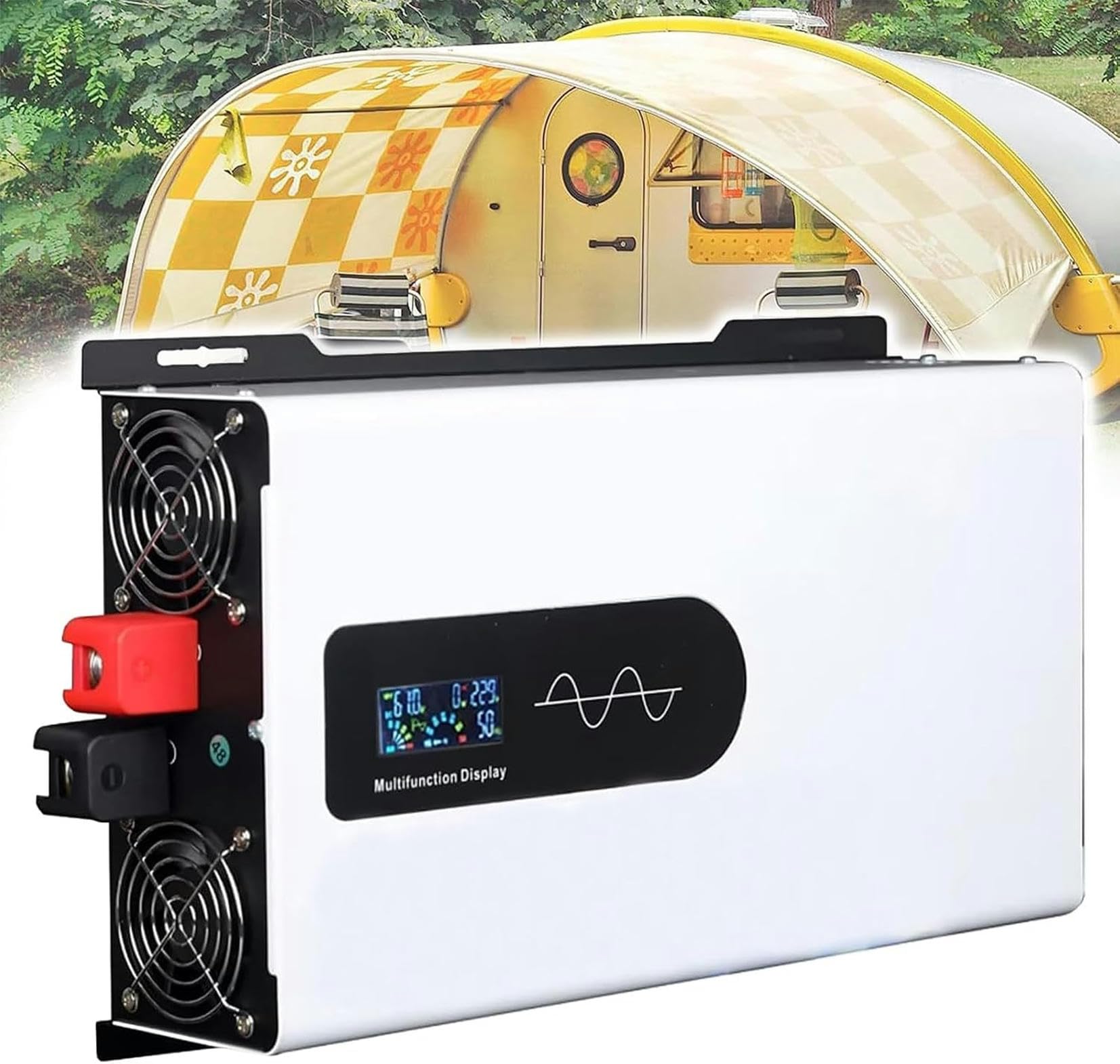 Onduleur d'onde sinusoïdale de voiture pour sauver votre batterie d'ordinateur
