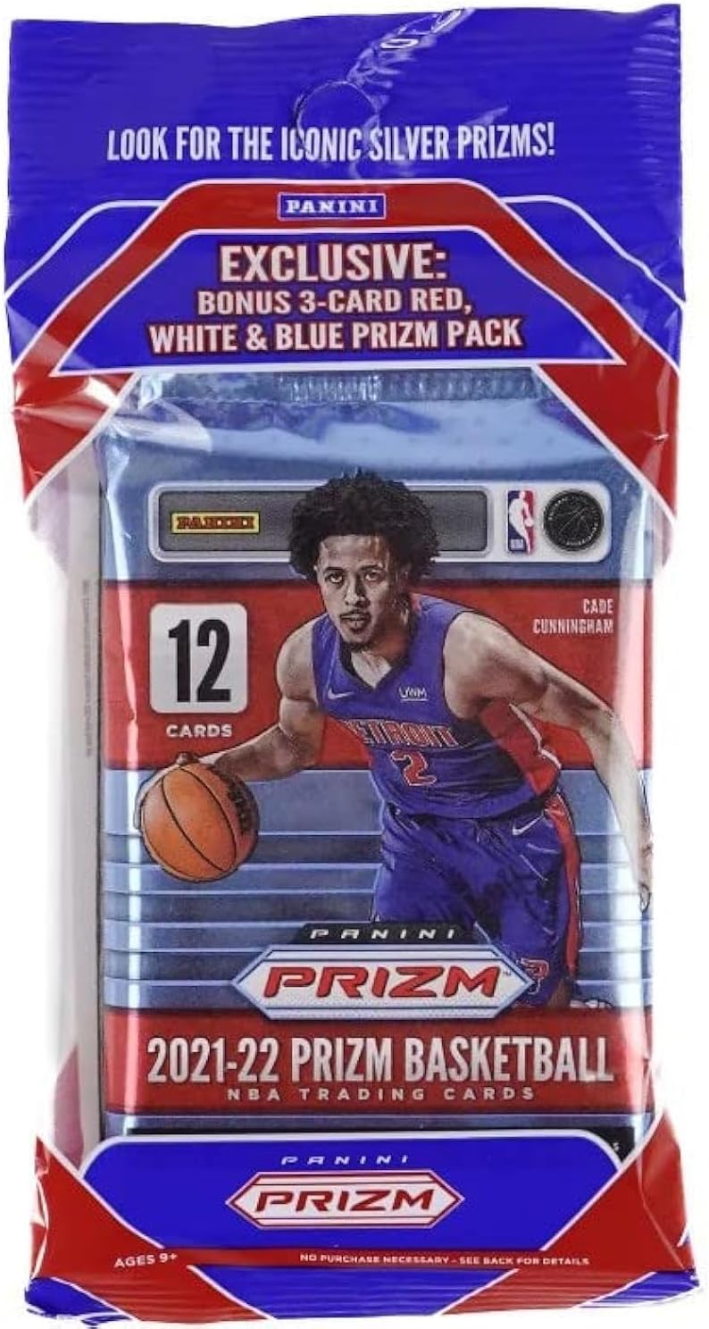 2021/22 Panini Prizm NBA Basketball Factory Sealed Cello Pack - 15 Cards per Pack