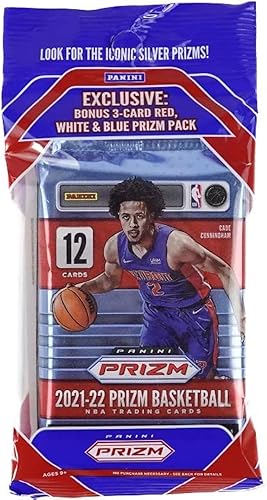 Paquete de violonchelo sellado Panini Prizm NBA Basketball Factory 2021/22 – 15 tarjetas por paquete